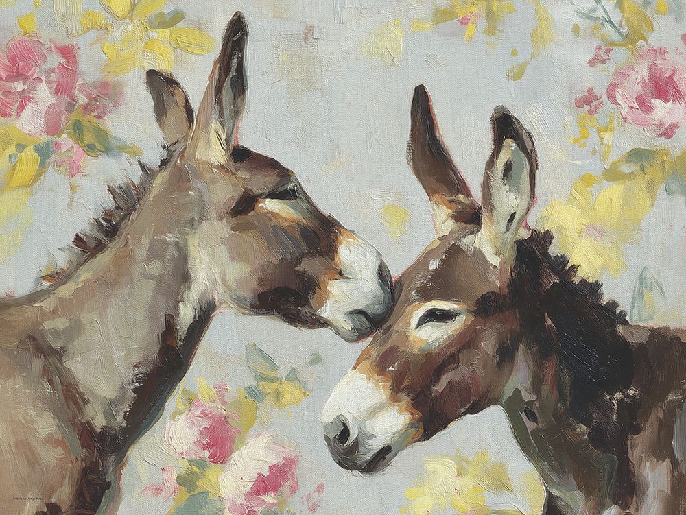 Donkey Hugs art print by Svetlana Aleinikova for $57.95 CAD