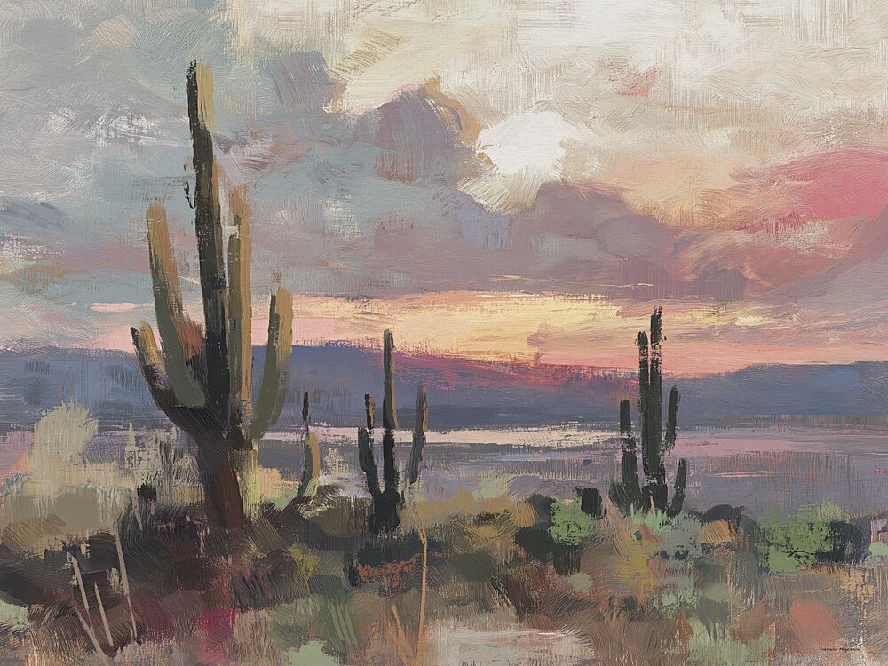 Sunset Cacti art print by Svetlana Aleinikova for $57.95 CAD
