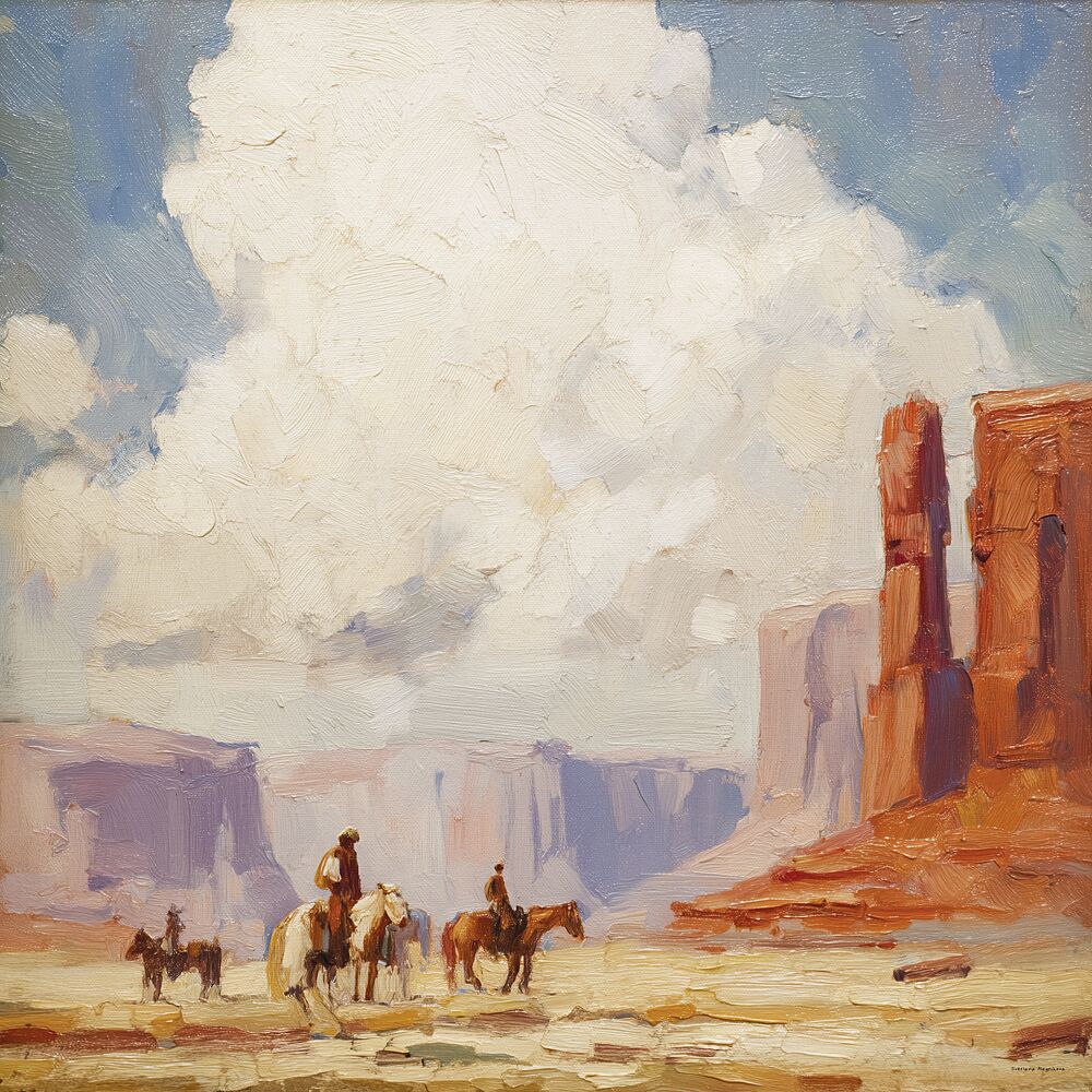 Cowboy Companions art print by Svetlana Aleinikova for $57.95 CAD
