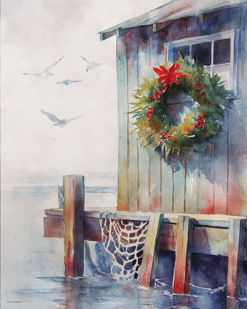 Christmas by the Shore art print by Svetlana Aleinikova for $57.95 CAD