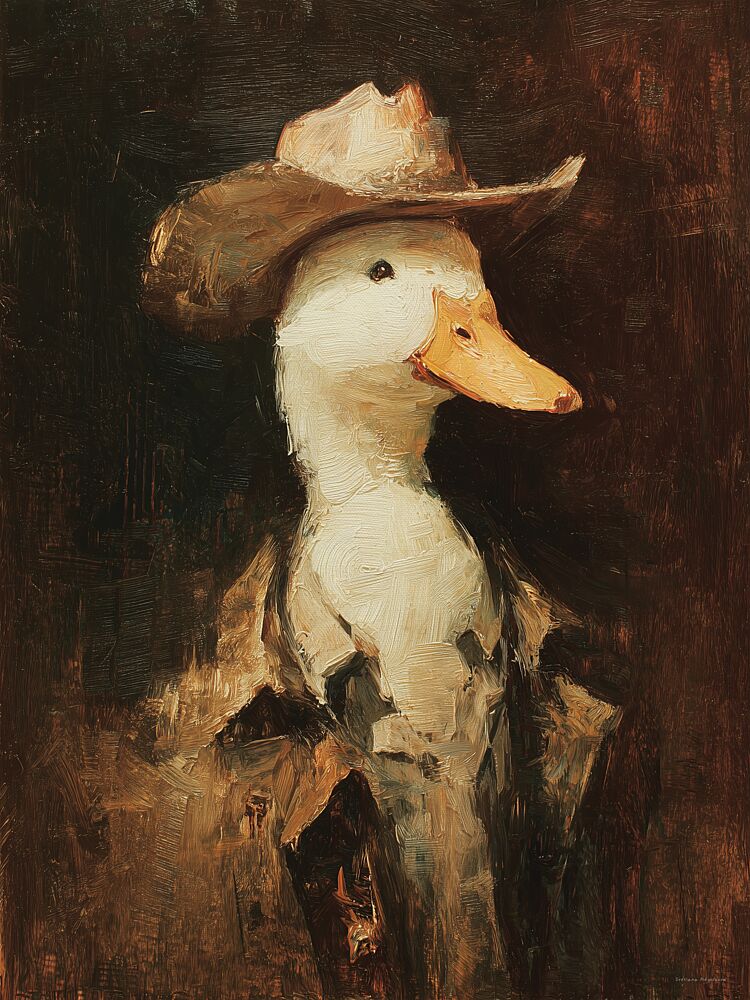Duck out West art print by Svetlana Aleinikova for $57.95 CAD