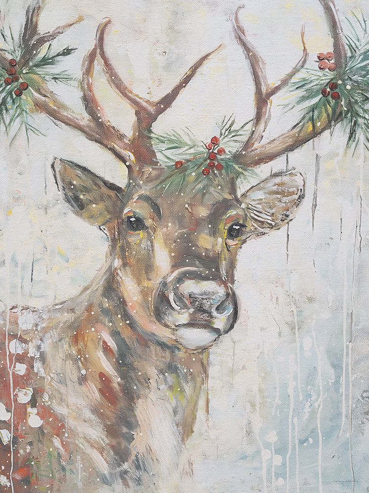 Yuletide Stag art print by Svetlana Aleinikova for $57.95 CAD