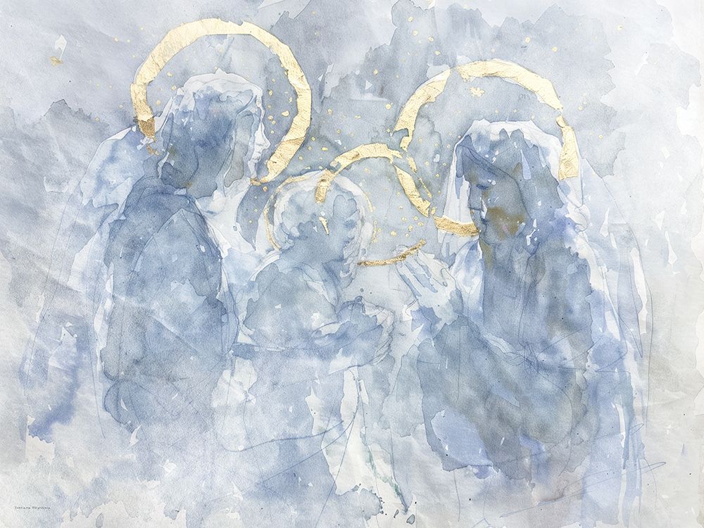 Golden Angels Whisper art print by Svetlana Aleinikova for $57.95 CAD