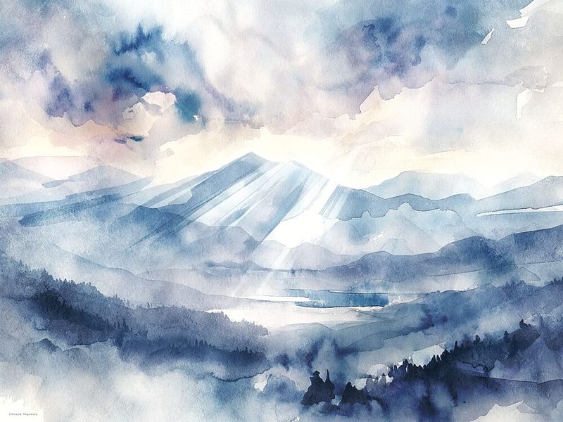 Morning Ridge Glow art print by Svetlana Aleinikova for $57.95 CAD