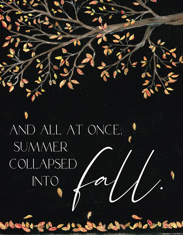 Collapsed into Fall art print by Soulspeak And Sawdust for $57.95 CAD
