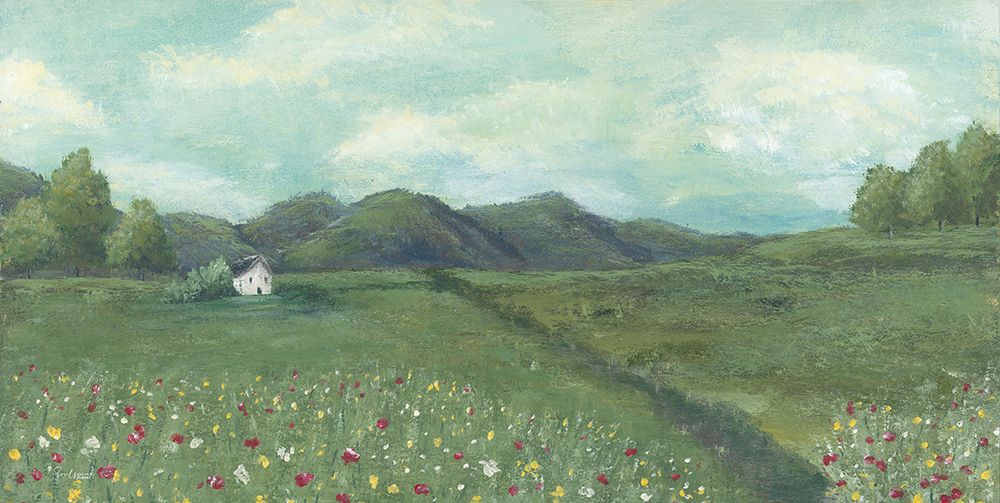Cottage in the Spring art print by Soulspeak And Sawdust for $57.95 CAD