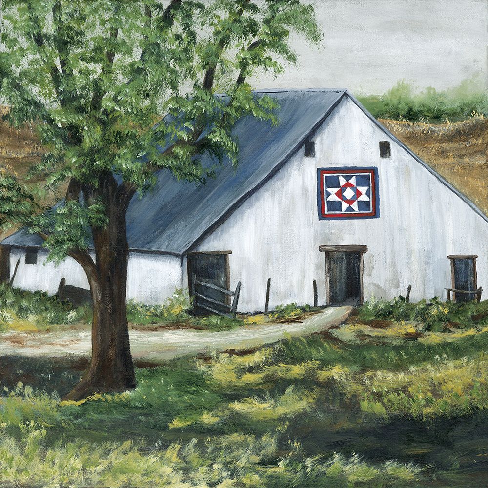 Patriotic Quilt Barn art print by Soulspeak And Sawdust for $57.95 CAD