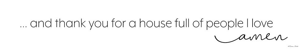 Thank You for a House Full of People I Love art print by Susan Ball for $57.95 CAD