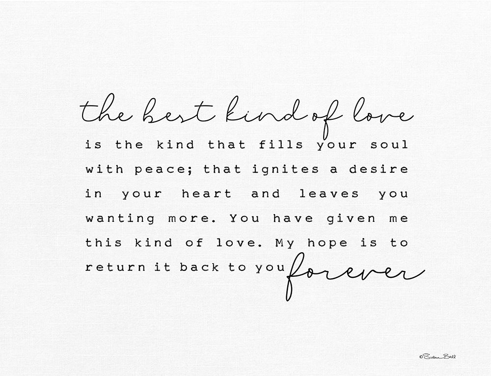 The Best Kind of Love art print by Susan Ball for $57.95 CAD