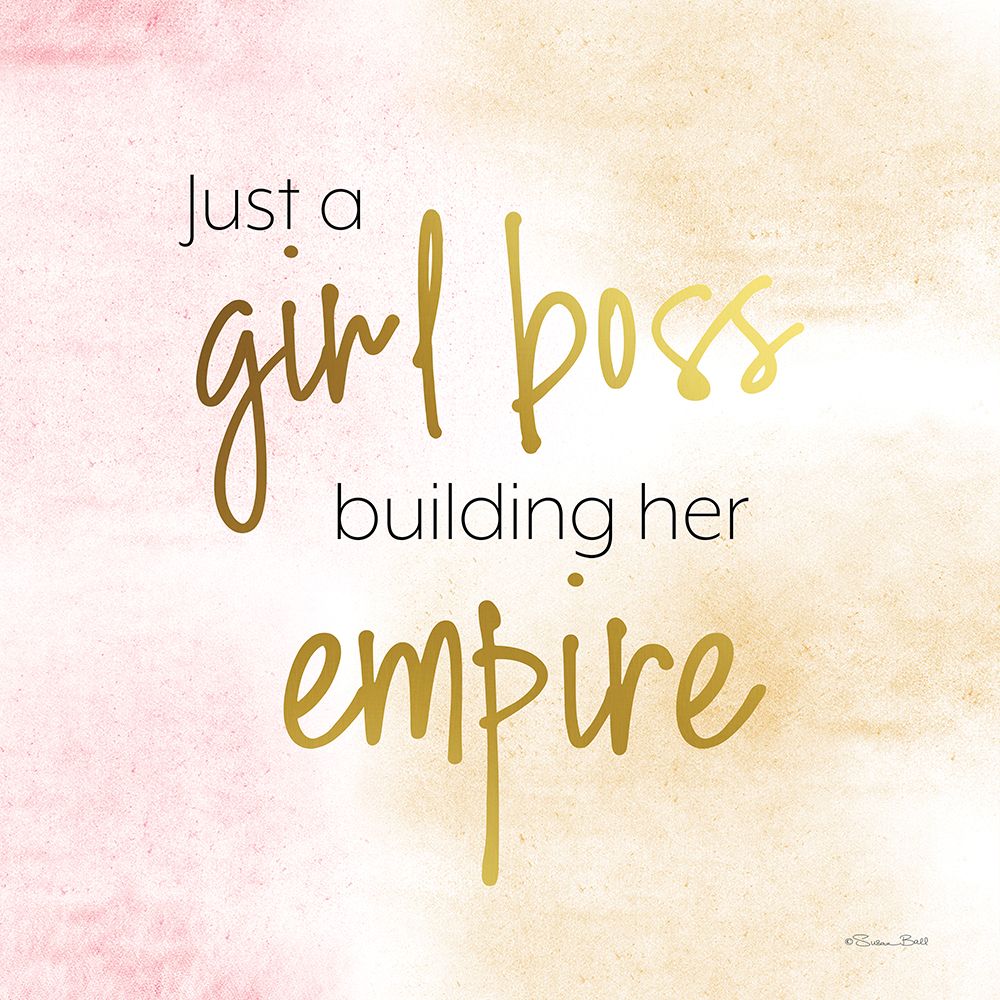 Girl Boss art print by Susan Ball for $57.95 CAD
