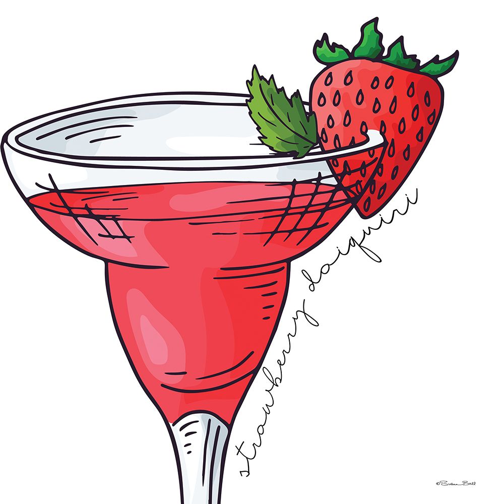 Strawberry Daiquiri art print by Susan Ball for $57.95 CAD