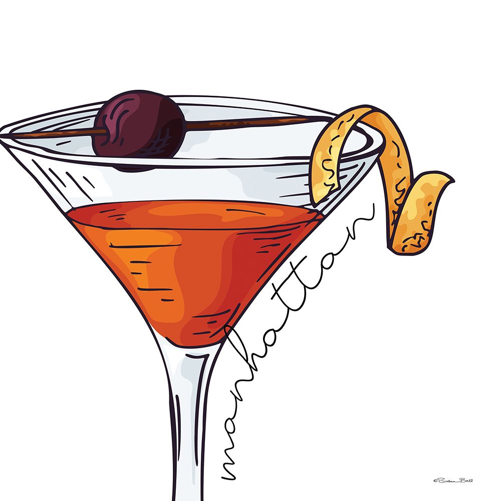 Manhattan art print by Susan Ball for $57.95 CAD