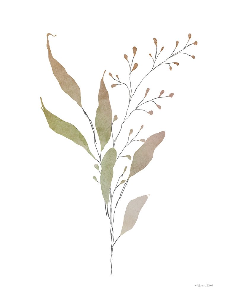 Watercolor Branch 3 art print by Susan Ball for $57.95 CAD