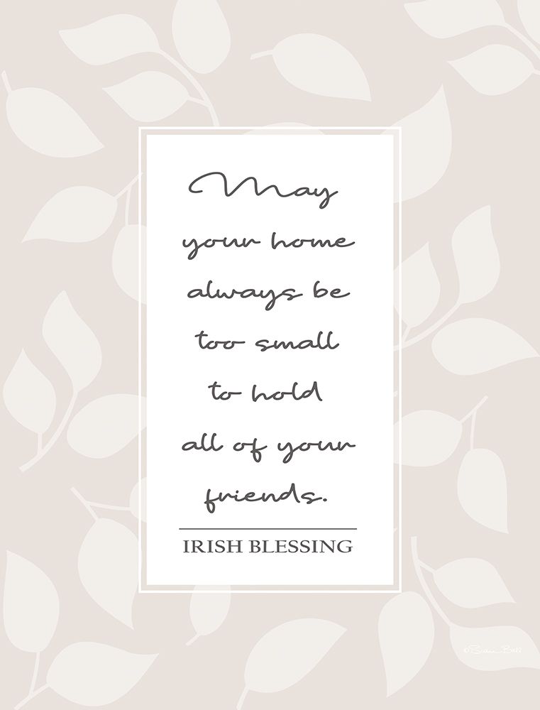 Irish Blessing art print by Susan Ball for $57.95 CAD