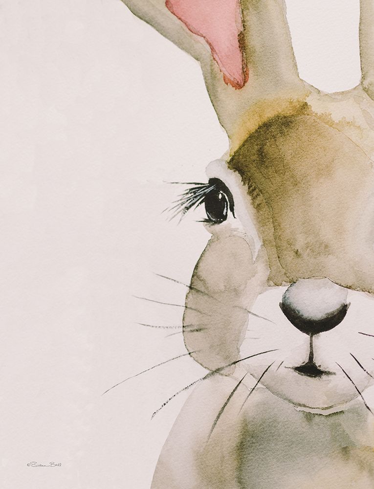 Peeking Bunny art print by Susan Ball for $57.95 CAD