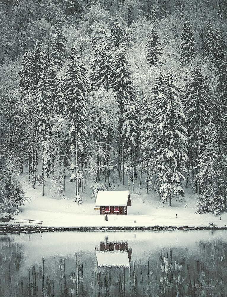 Cabin in the Woods art print by Susan Ball for $57.95 CAD