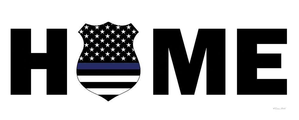 Home Police Badge art print by Susan Ball for $57.95 CAD
