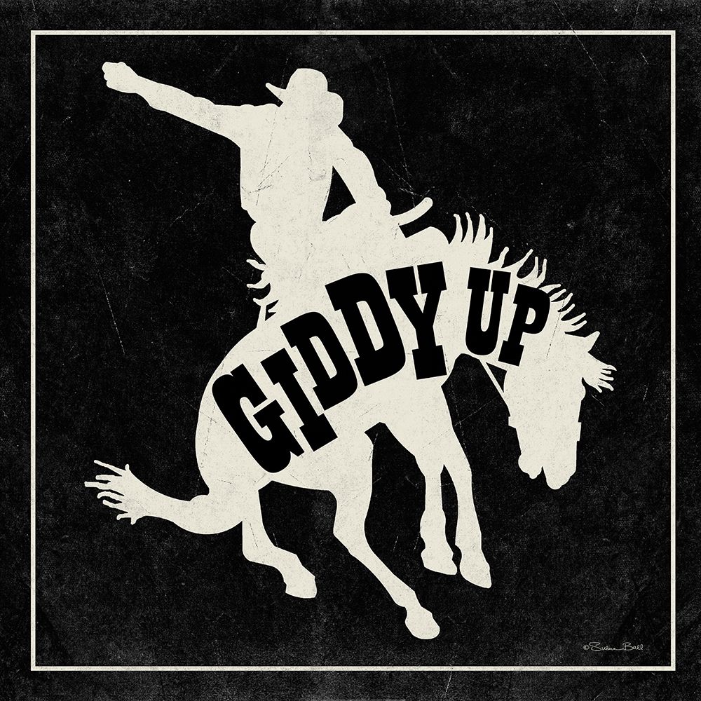 Giddy Up art print by Susan Ball for $57.95 CAD