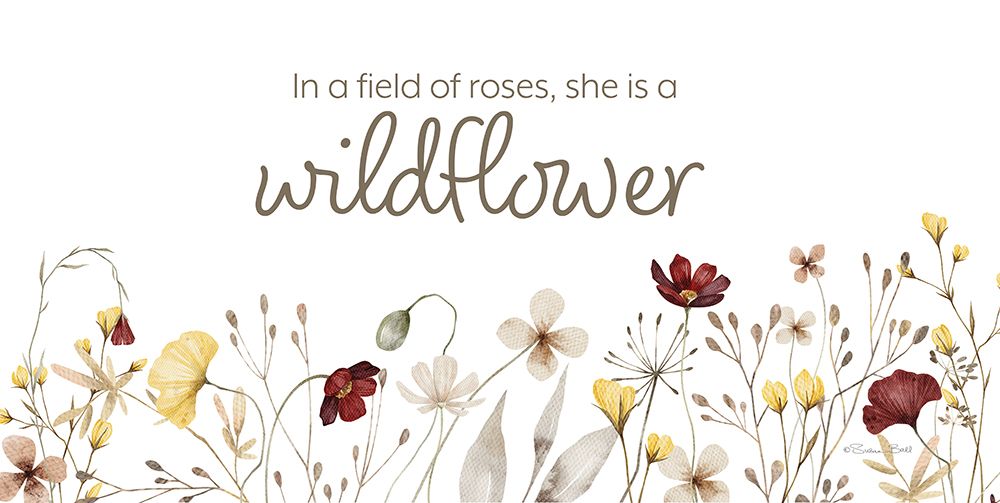 She is a Wildflower art print by Susan Ball for $57.95 CAD