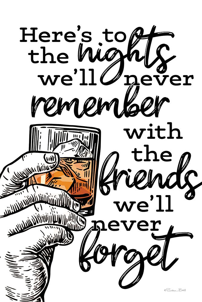 Heres to Nights art print by Susan Ball for $57.95 CAD