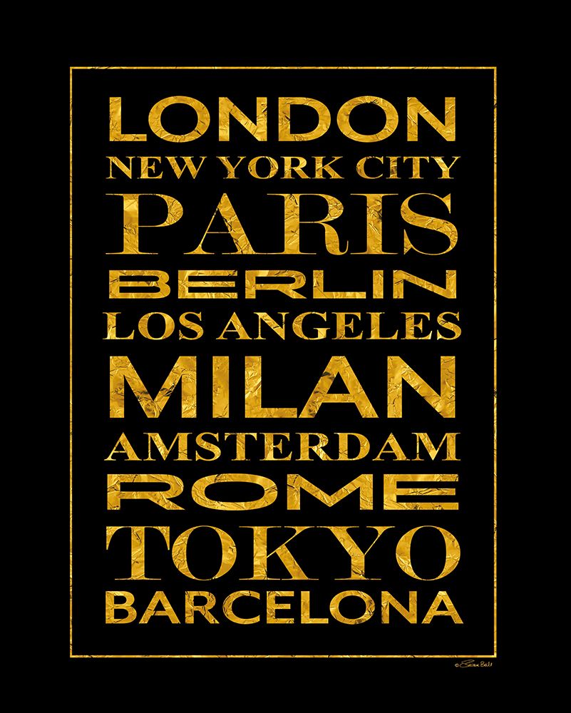 Fashion Cities art print by Susan Ball for $57.95 CAD