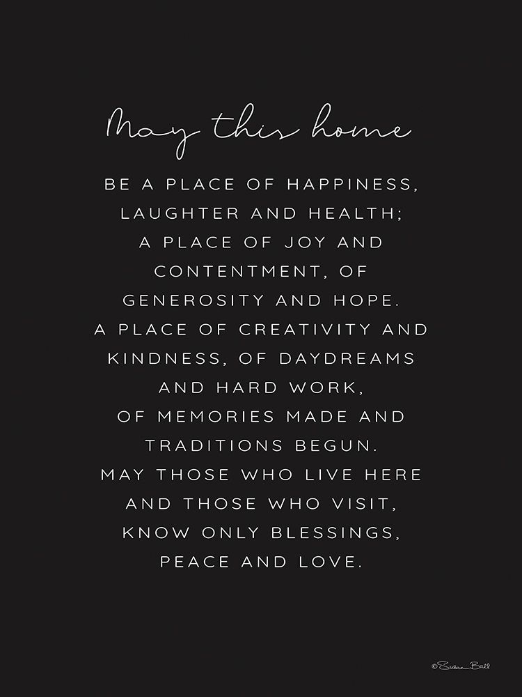 May This Home art print by Susan Ball for $57.95 CAD