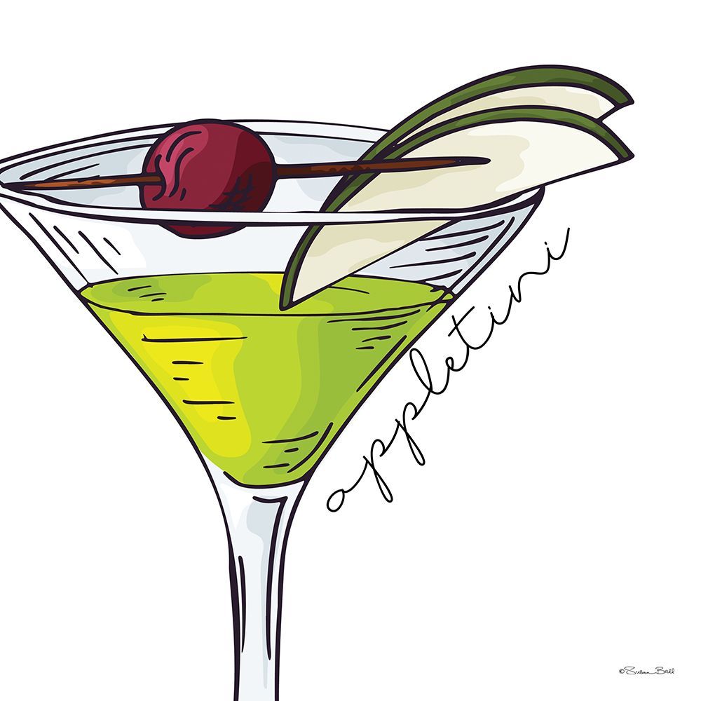 Appletini art print by Susan Ball for $57.95 CAD