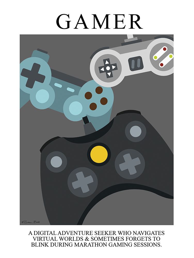Gamer Definition art print by Susan Ball for $57.95 CAD