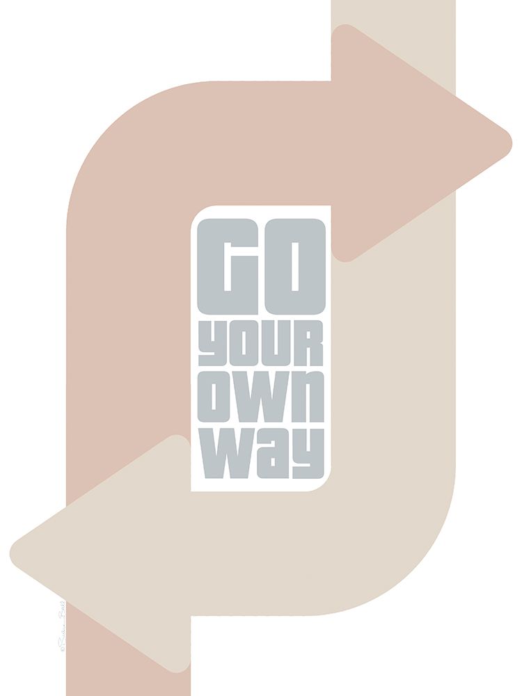 Go Your Own Way art print by Susan Ball for $57.95 CAD