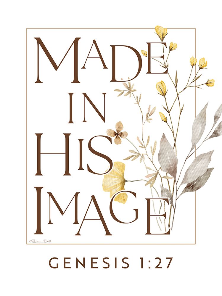 Made in His Image Poster art print by Susan Ball for $57.95 CAD