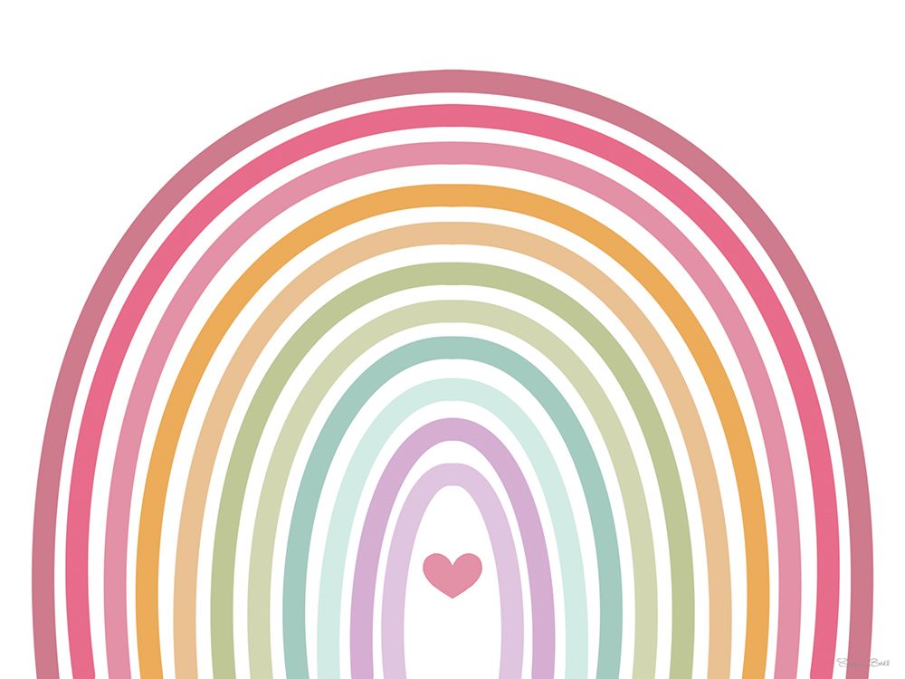 Rainbow Love art print by Susan Ball for $57.95 CAD