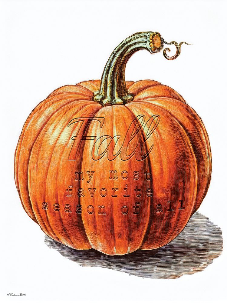Fall - Favorite Season of All art print by Susan Ball for $57.95 CAD