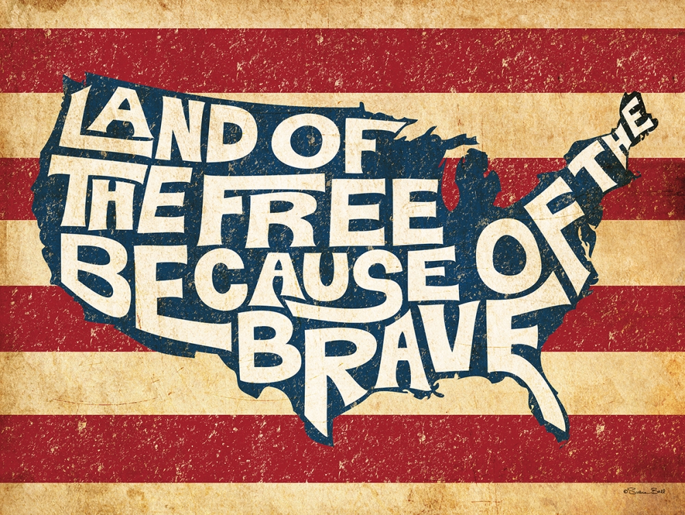 Land of the Free art print by Susan Ball for $57.95 CAD