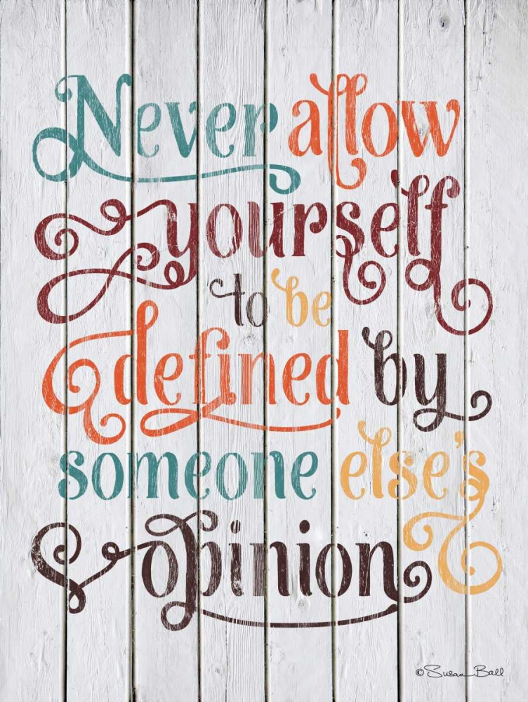 Never Allow Yourself art print by Susan Ball for $57.95 CAD