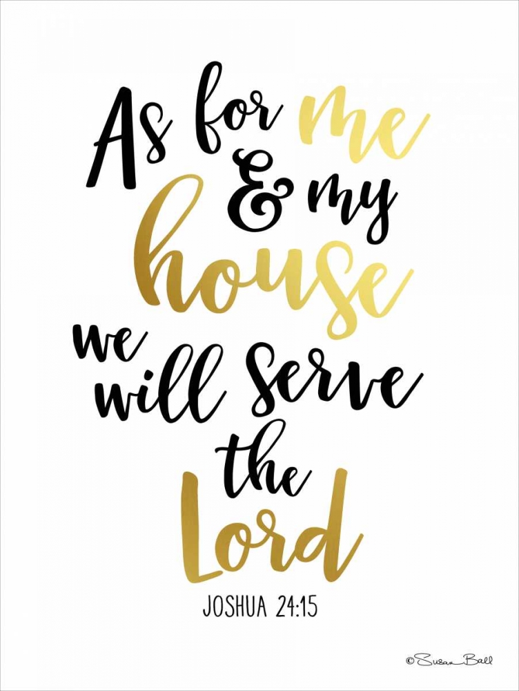 As for Me and My House art print by Susan Ball for $57.95 CAD