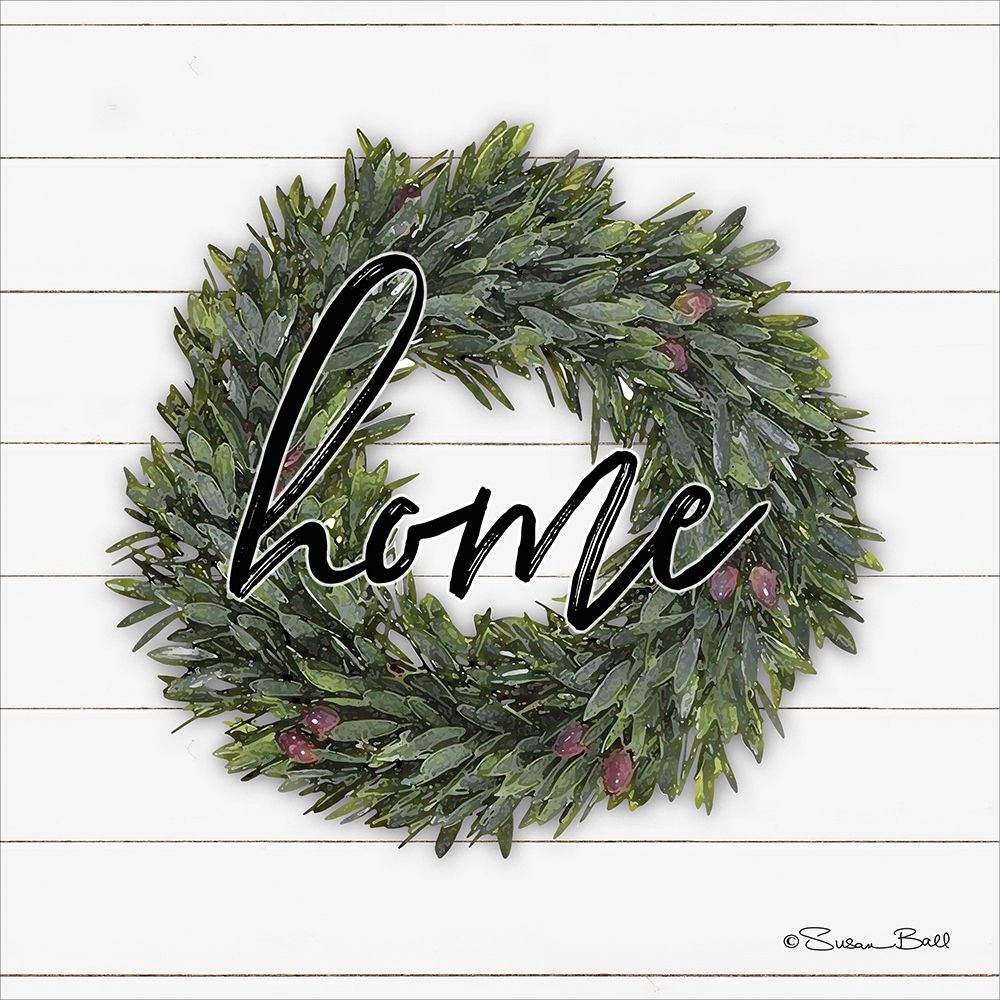Home Wreath art print by Susan Ball for $57.95 CAD