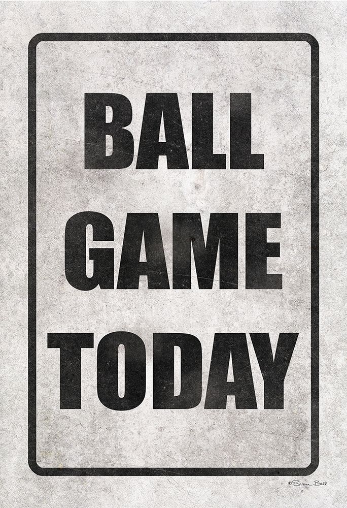 Ball Game Today art print by Susan Ball for $57.95 CAD