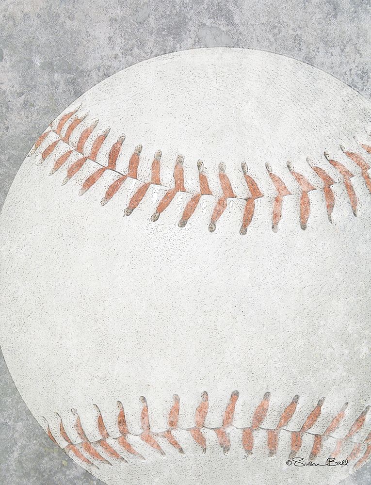 Sports Ball - Baseball art print by Susan Ball for $57.95 CAD