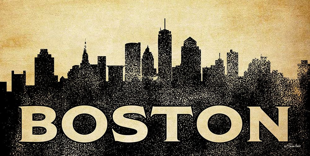 Boston Skyline art print by Susan Ball for $57.95 CAD