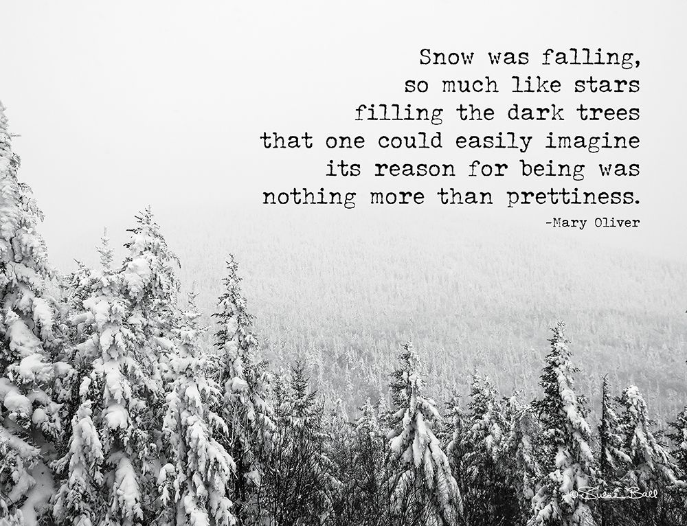 Snow Was Falling art print by Susan Ball for $57.95 CAD