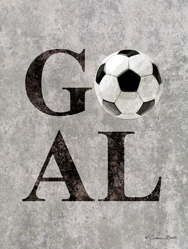 Soccer GOAL art print by Susan Ball for $57.95 CAD