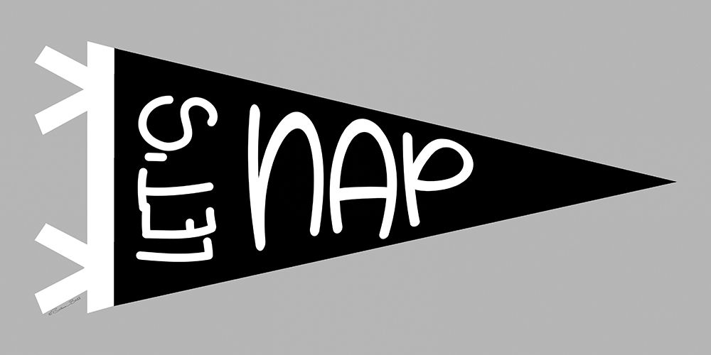 Lets Nap Pennant art print by Susan Ball for $57.95 CAD