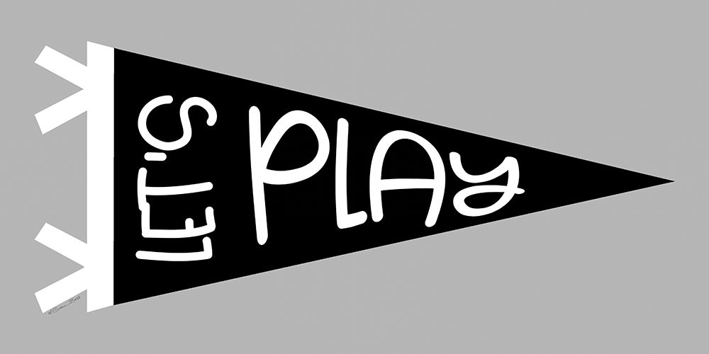 Lets Play Pennant art print by Susan Ball for $57.95 CAD