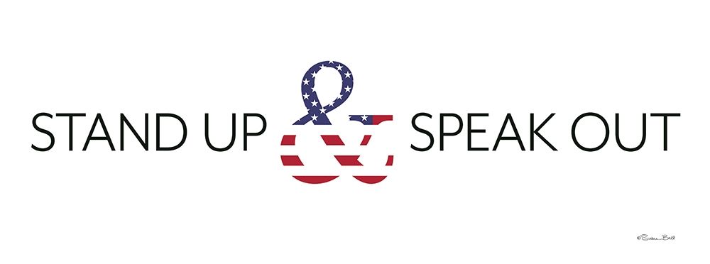 Stand Up and Speak Out art print by Susan Ball for $57.95 CAD