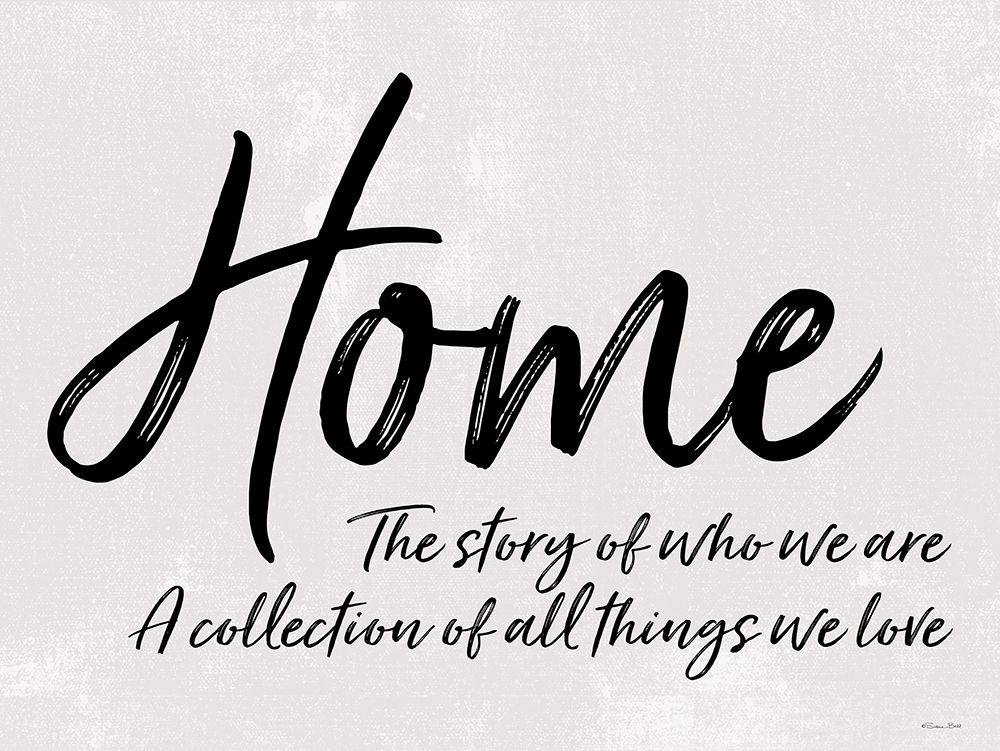 Home Story art print by Susan Ball for $57.95 CAD