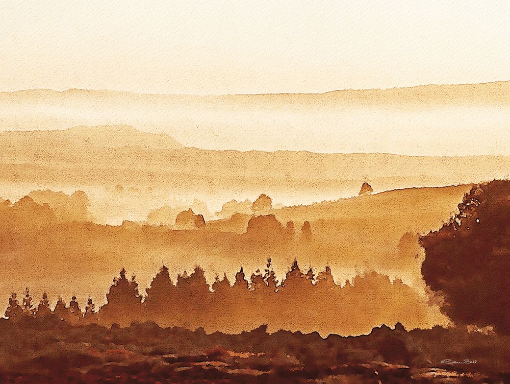 Sunset Over Forest art print by Susan Ball for $57.95 CAD