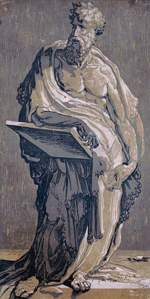 Hectus with Tablet art print by Stellar Design Studio for $57.95 CAD