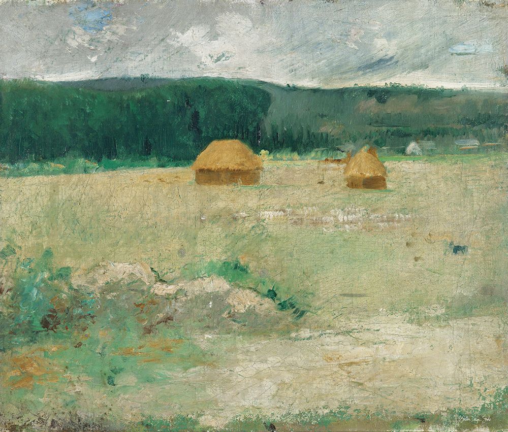 Hay Field art print by Stellar Design Studio for $57.95 CAD