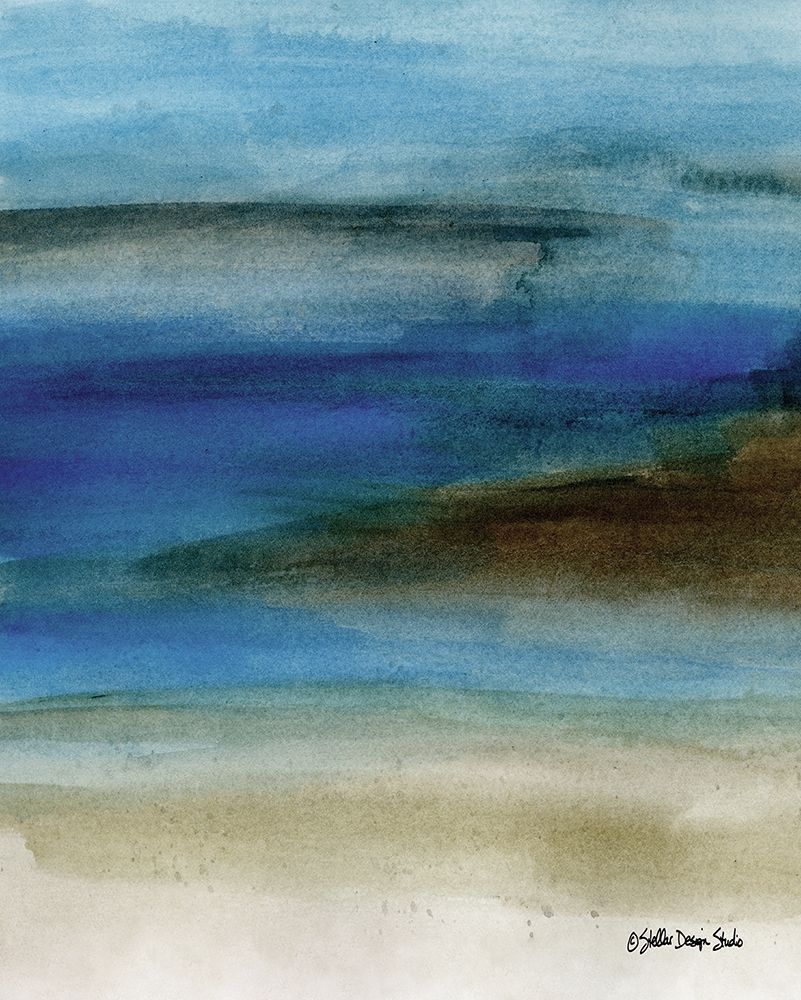 Coastal Abstraction 1 art print by Stellar Design Studio for $57.95 CAD