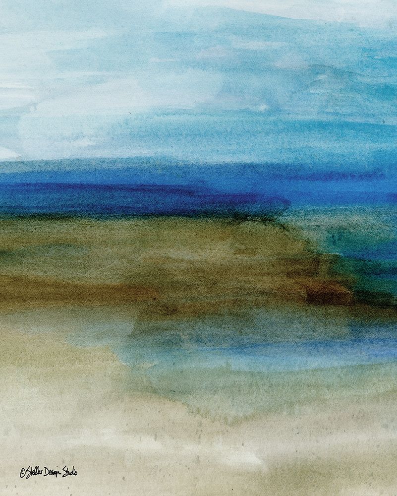 Coastal Abstraction 2 art print by Stellar Design Studio for $57.95 CAD